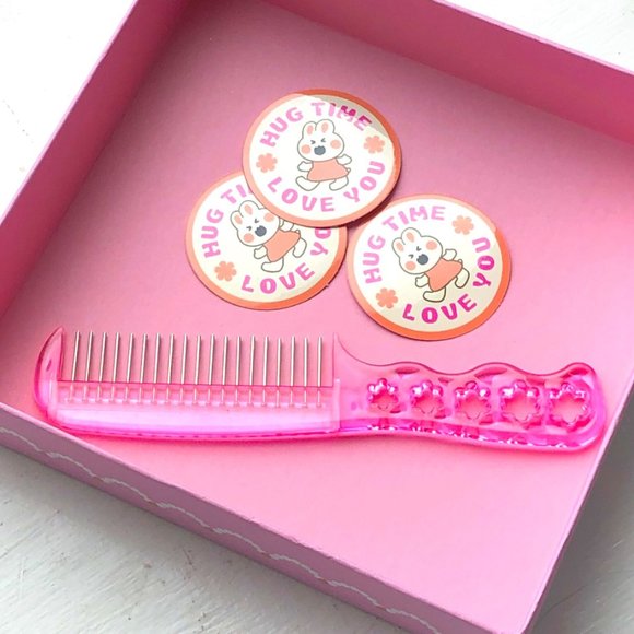 5PC Round Bunny Cute Sticker |Journals Sticker|Vinyl Sticker Cute Round Sticker - Picture 2 of 5